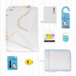 'בועות ונשיקות' - מארז מגבת קשירה לתינוק