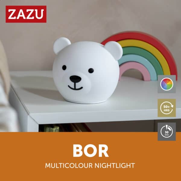 ⁦מנורת לילה במגוון צבעים - BOR⁩ – תמונה ⁦2⁩