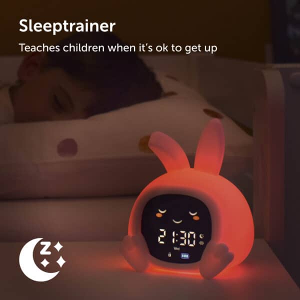 ⁦SARAH - מכשיר לאימון שינה עם מנורת לילה וצלילים⁩ – תמונה ⁦2⁩