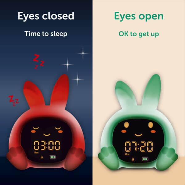 ⁦SARAH - מכשיר לאימון שינה עם מנורת לילה וצלילים⁩ – תמונה ⁦8⁩