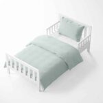 ⁦סט מצעים למיטת מעבר - דגם מיסט בלו⁩ – תמונה ⁦2⁩