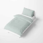 ⁦סט מצעים למיטת יחיד - דגם מיסט בלו⁩ – תמונה ⁦2⁩