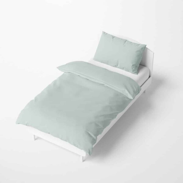 ⁦סט מצעים למיטת יחיד - דגם מיסט בלו⁩ – תמונה ⁦2⁩