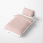 ⁦סט מצעים למיטת יחיד - דגם ורוד פודרה⁩ – תמונה ⁦2⁩